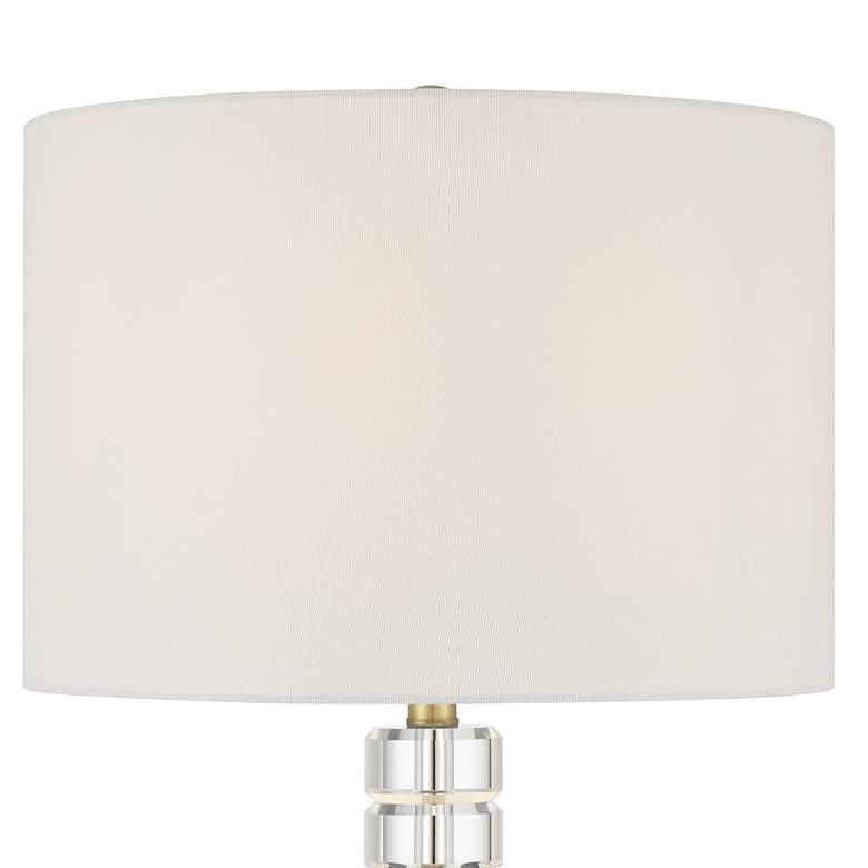 Image 3 Possini Euro Cecil 31" High Modern Brass and Clear Acrylic Table Lamp more views