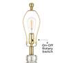 5_Possini Euro Cecil 31" High Modern Brass and Clear Acrylic Table Lamp more views