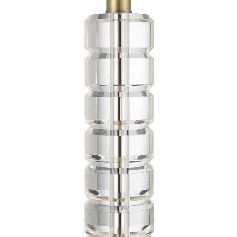 Image 6 Possini Euro Cecil 31" High Modern Brass and Clear Acrylic Table Lamp more views