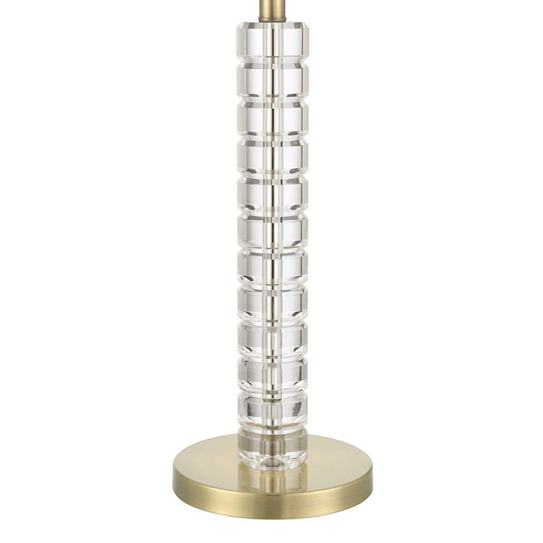 Image 7 Possini Euro Cecil 31" High Modern Brass and Clear Acrylic Table Lamp more views