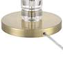 Possini Euro Cecil 31" High Modern Brass and Clear Acrylic Table Lamp
