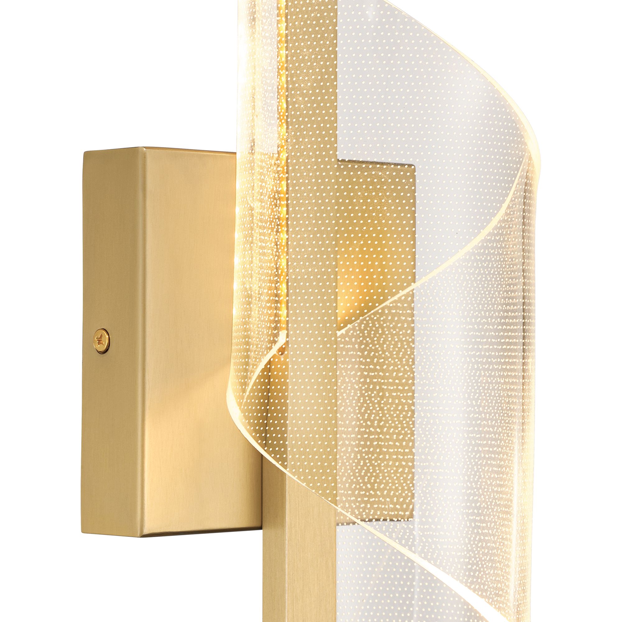 Image 3 Possini Euro Cecila 13" High Brushed Gold CCT LED Wall Sconce more views