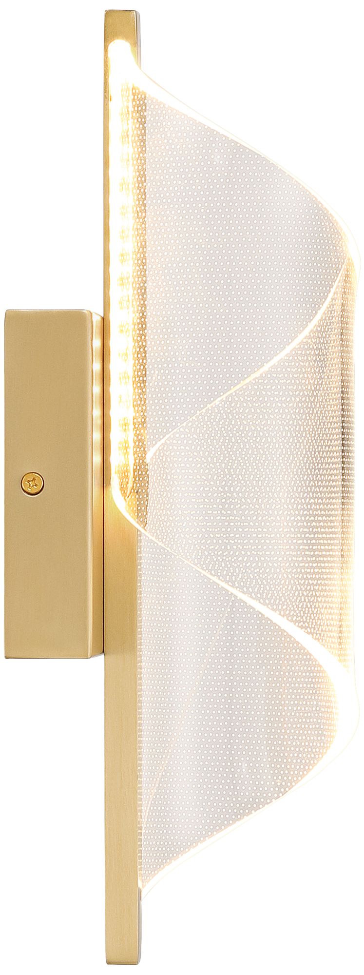 Possini Euro Cecila 13" High Brushed Gold CCT LED Wall Sconce