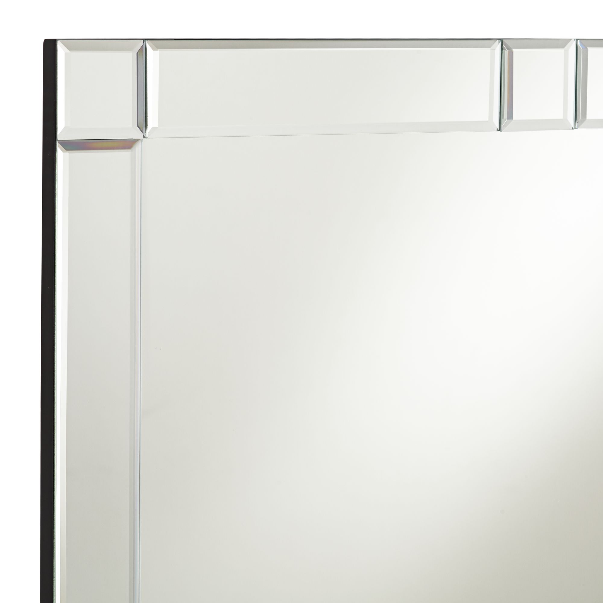 Thumbnail2 of Possini Euro Cecili 23 1/2" x 35 1/2" Tiled Wall Mirror Set of 2 more views
