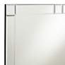 Possini Euro Cecili 23 1/2" x 35 1/2" Tiled Wall Mirror
