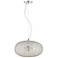 Possini Euro Celestia Chrome 16" Wide Round Crystal Pendant