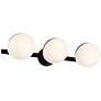 6_Possini Euro Celine 23" Wide Black 3-Light Bath Light more views