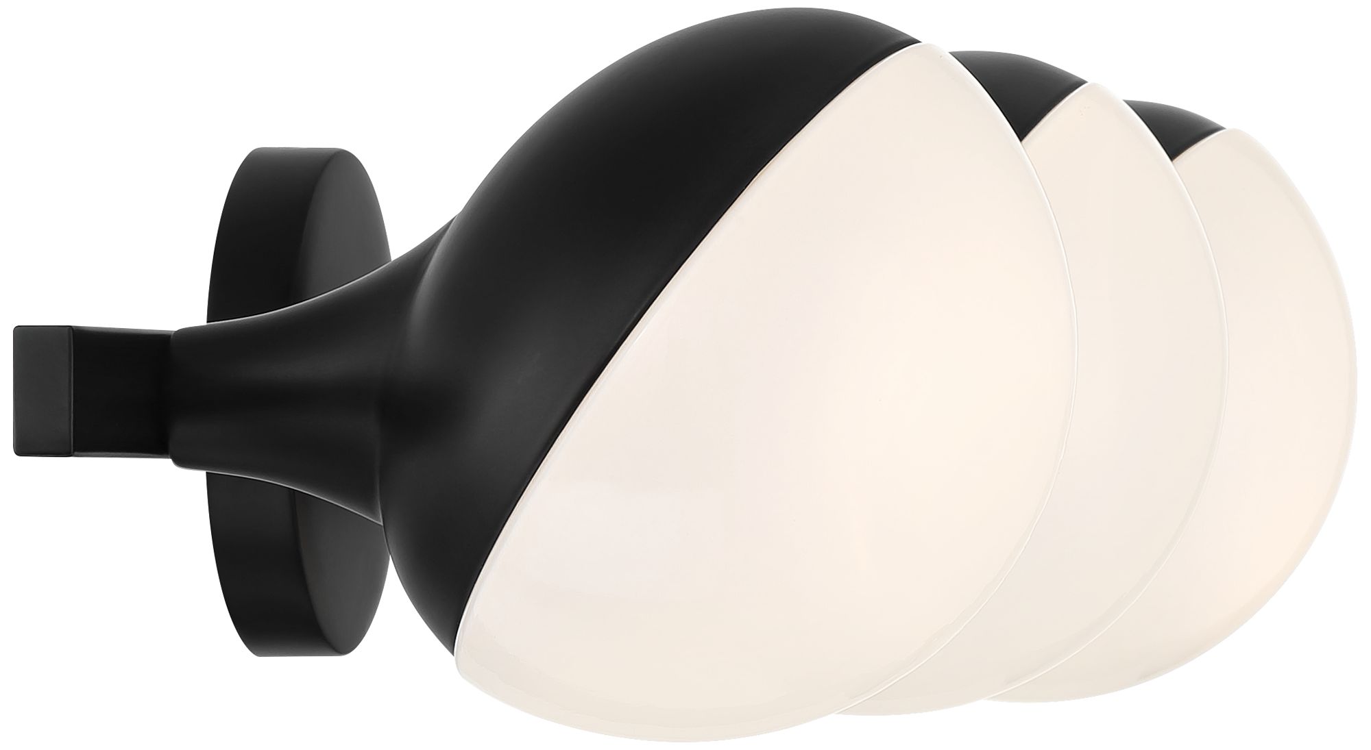Watch A Video About the Possini Euro Celine Black 3 Light Bath Light