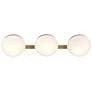 2_Possini Euro Celine 23" Wide Warm Brass 3-Light Bath Light