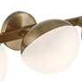 4_Possini Euro Celine 23" Wide Warm Brass 3-Light Bath Light more views