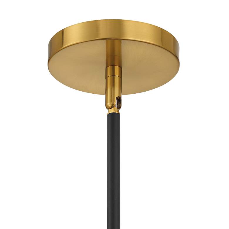 Image 6 Possini Euro Centuria 34"W Black and Gold 6-Light Chandelier more views