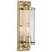 Possini Euro Cereza 15" High Brass Cylinder Wall Sconce