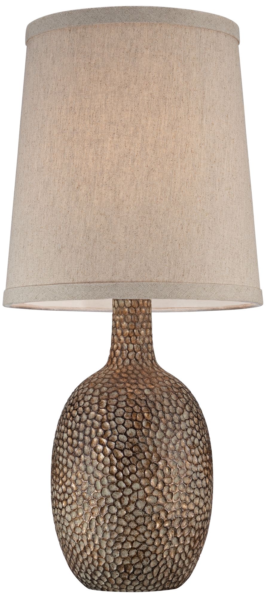Image 5 Possini Euro Chalane 23 1/2" Hammered Bronze Table Lamps Set of 2 more views