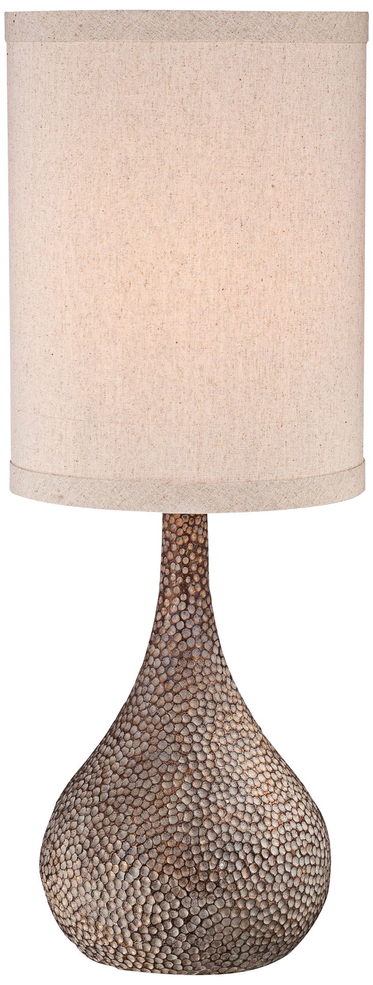 Possini Euro Chalane 31 1/4" Hammered Bronze Lamp with USB Cord Dimmer