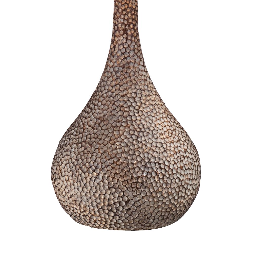 Image 5 Possini Euro Chalane 31 1/4" Hammered Gourd Bronze Lamps Set of 2 more views