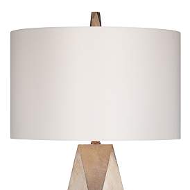 Image3 of Possini Euro Champagne Gold Modern Geometric Table Lamp with Acrylic Riser more views