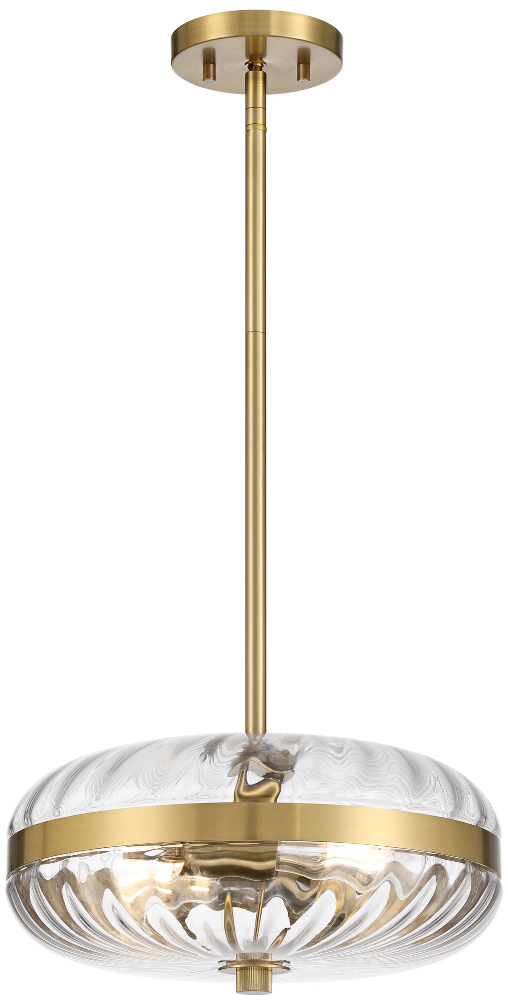 Watch A Video About the Possini Euro Chaplin Antique Brass Glass 2 Light Pendant
