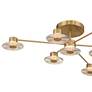 7_Possini Euro Chapman 33 1/2" Wide Warm Gold 7-Light LED Ceiling Light more views