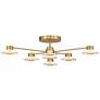 Watch A Video About the Chapman Warm Gold 7 Light LED Ceiling Light