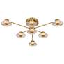 Watch A Video About the Chapman Warm Gold 7 Light LED Ceiling Light
