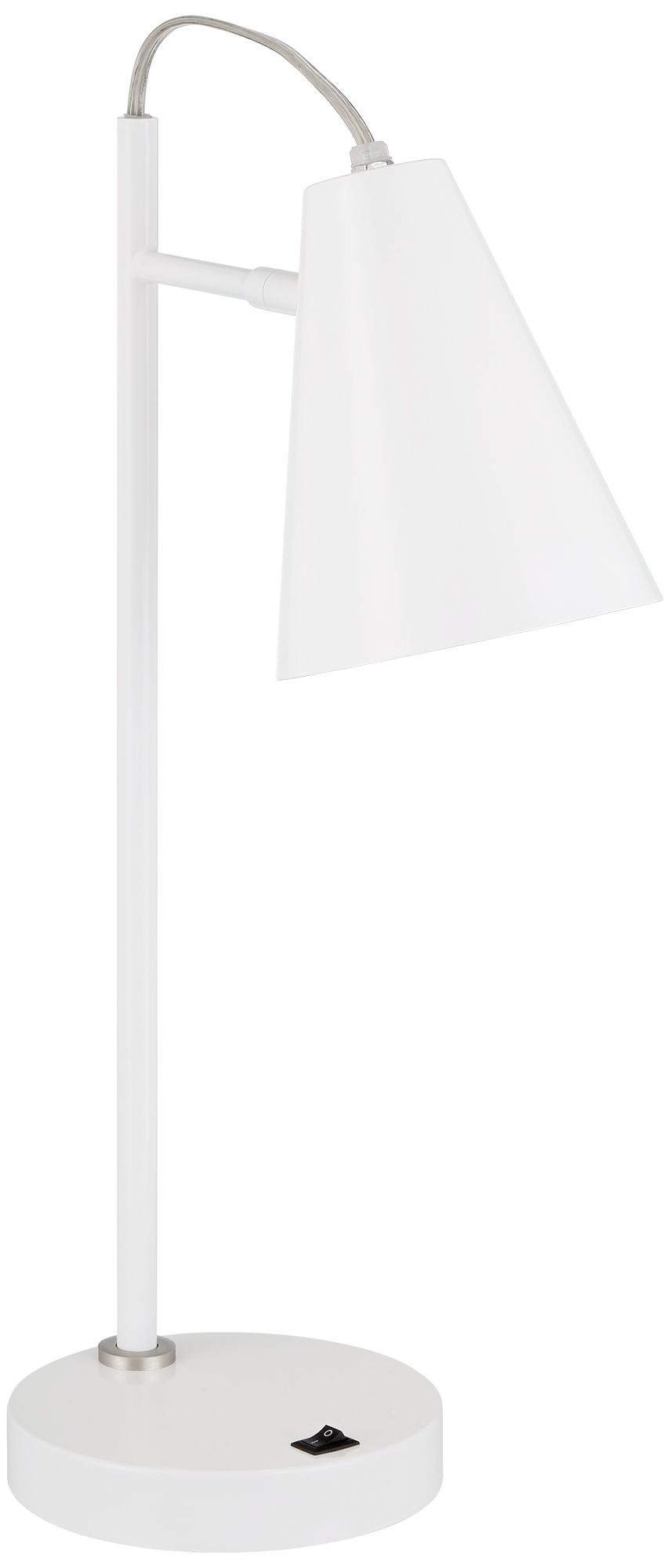 Possini Euro Chase 23" High White Modern USB Desk Lamps Set of 2