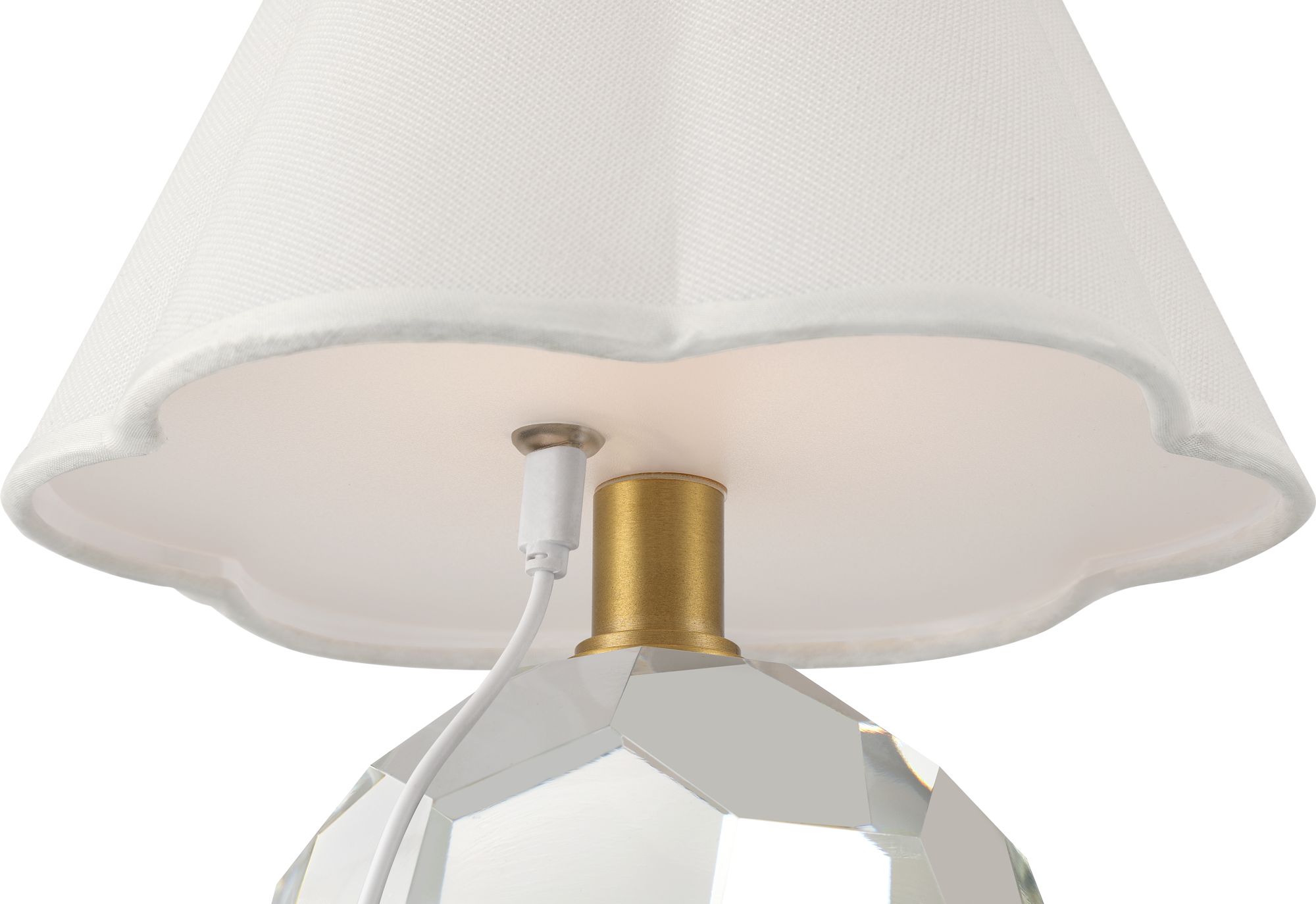 Possini Euro Chelsea 10 1/4" Geometric Glass Battery Power Accent Lamp