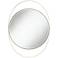 Possini Euro Ciara Gold 27 1/2" x 39" Oval Wall Mirror