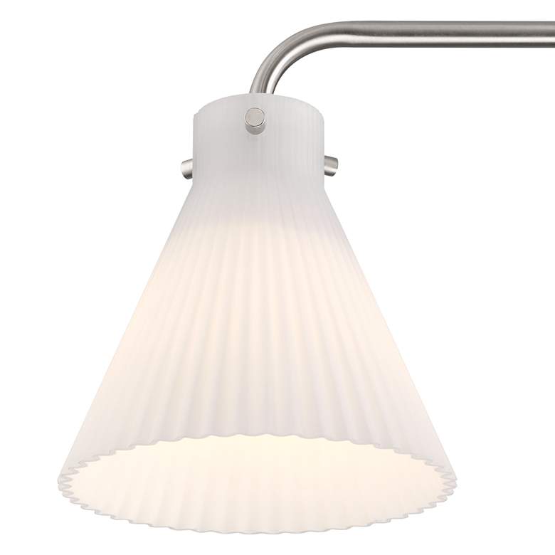 Image 2 Possini Euro Cielo 24" Wide Brushed Nickel 3-Light Bath Light more views