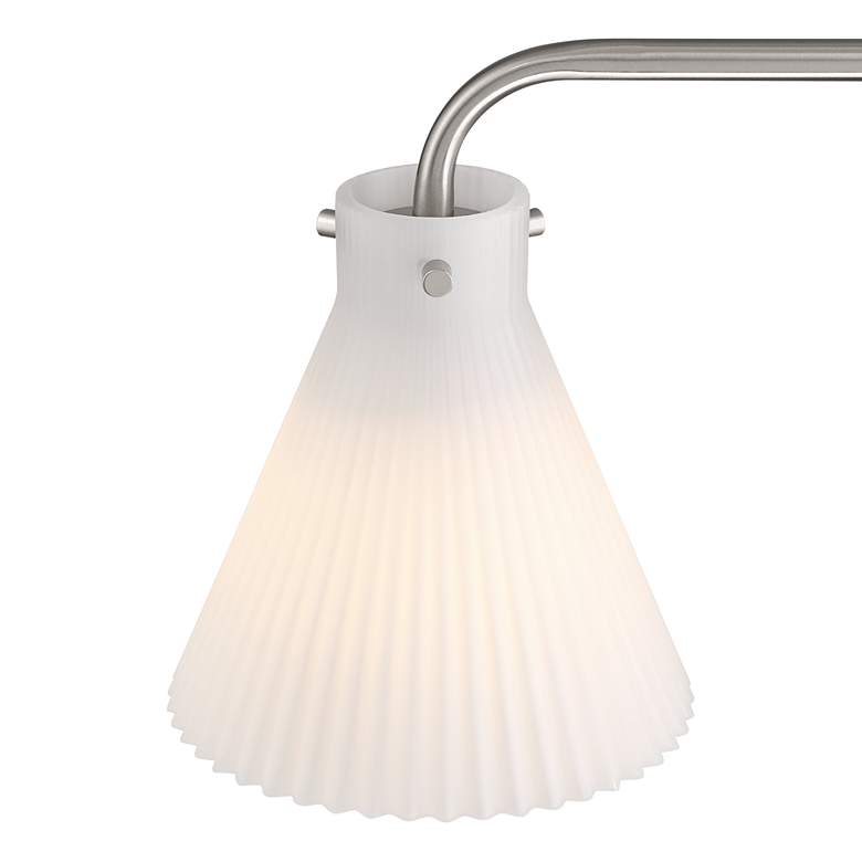 Image 3 Possini Euro Cielo 24" Wide Brushed Nickel 3-Light Bath Light more views