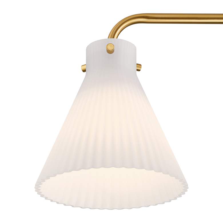Image 2 Possini Euro Cielo 24" Wide Warm Brass 3-Light Bath Light more views