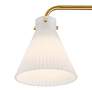 2_Possini Euro Cielo 24" Wide Warm Brass 3-Light Bath Light more views