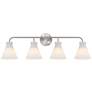 2_Possini Euro Cielo 33" Wide Brushed Nickel 4-Light Bath Light