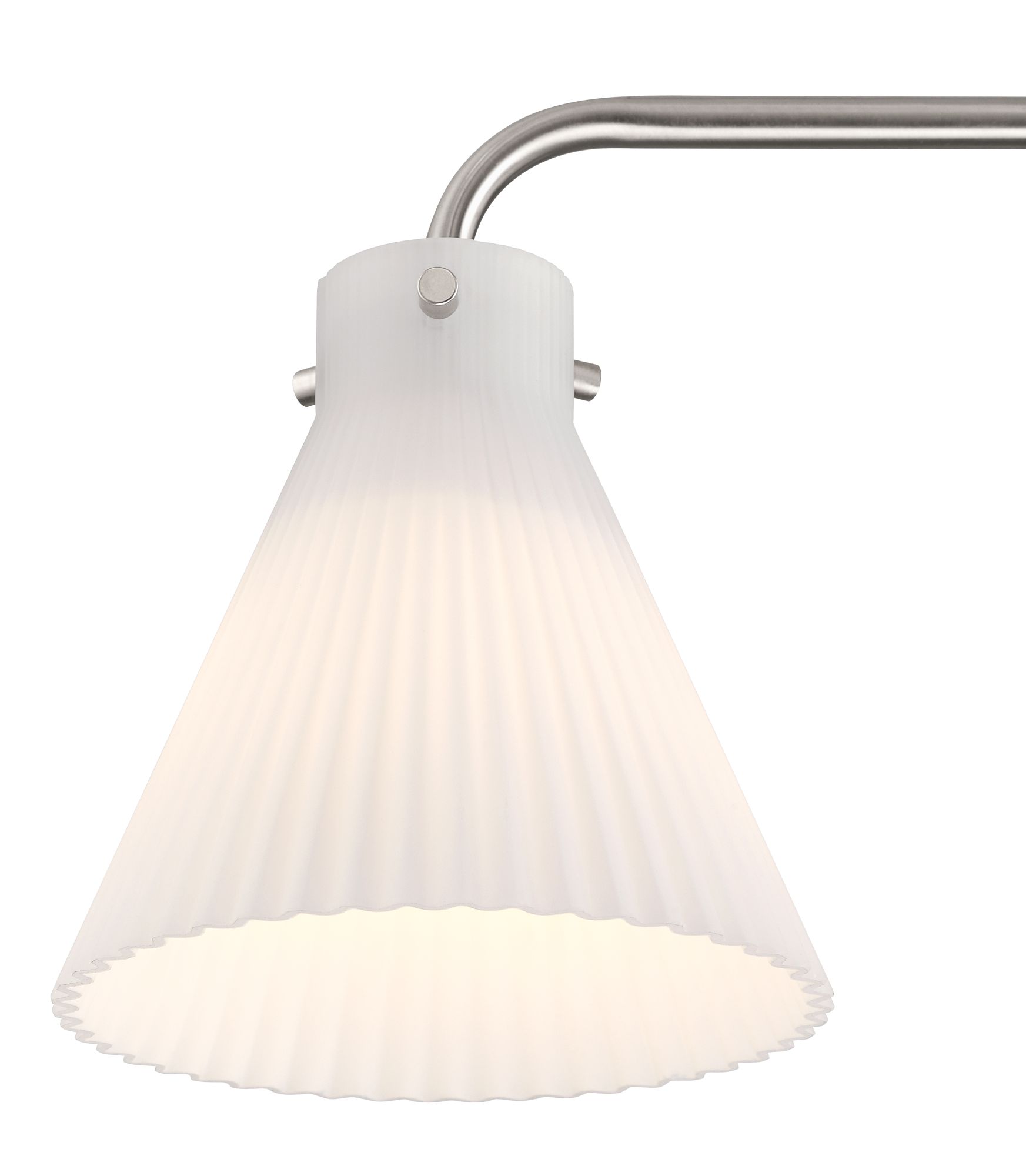 Image 3 Possini Euro Cielo 33" Wide Brushed Nickel 4-Light Bath Light more views