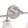 5_Possini Euro Cielo 33" Wide Brushed Nickel 4-Light Bath Light more views