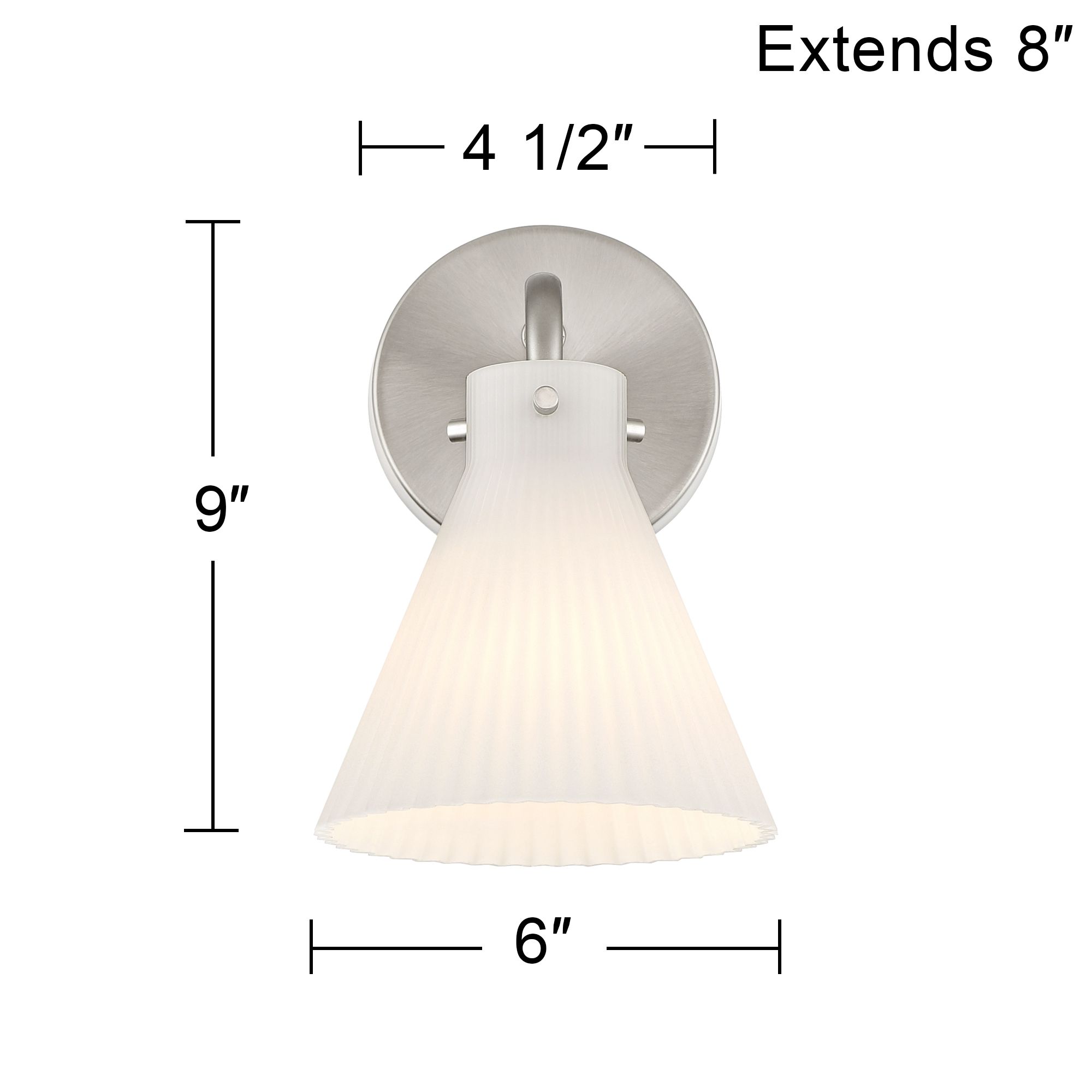 Watch A Video About the Possini Euro Cielo Brushed Nickel Wall Sconce