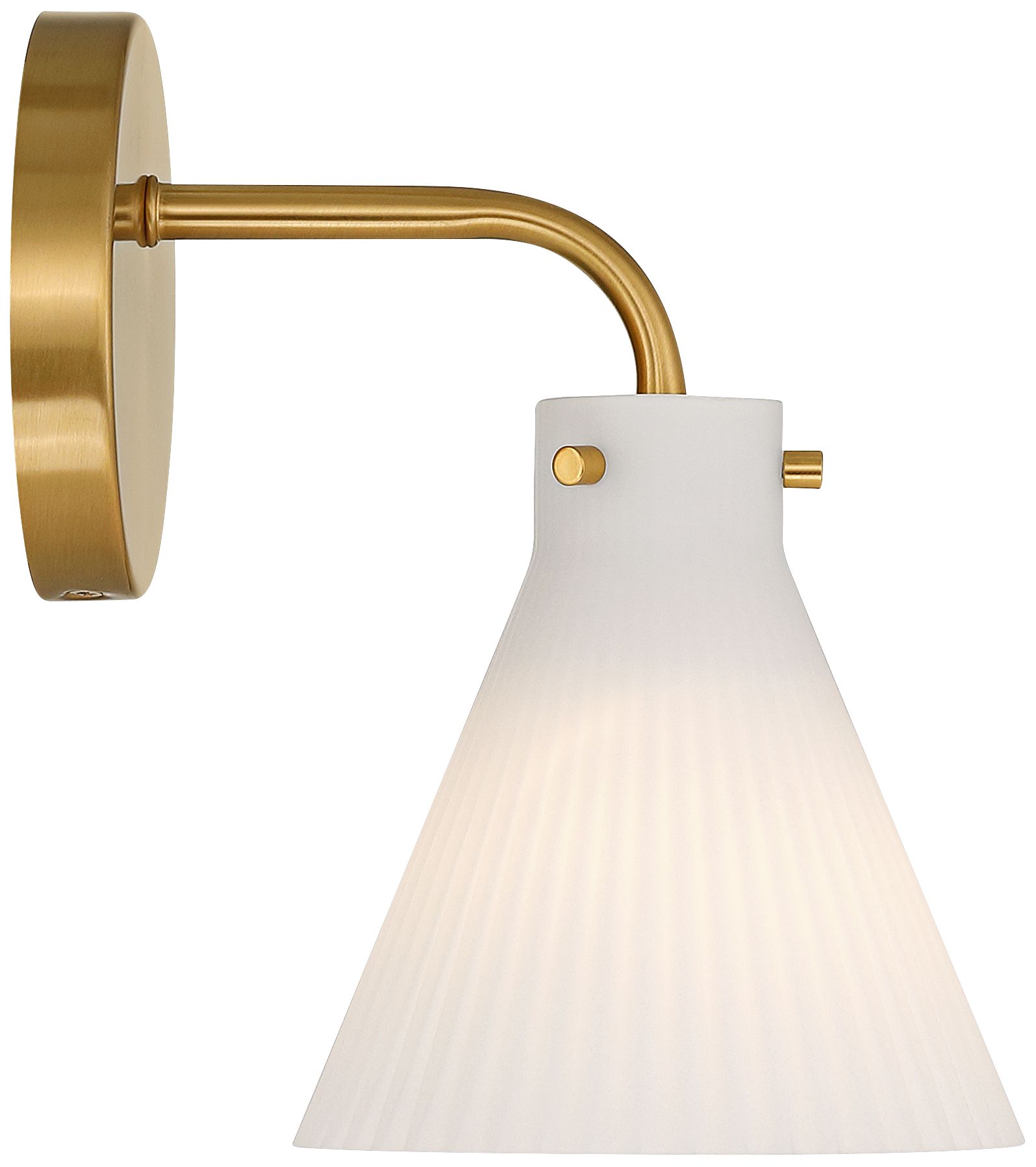 Watch A Video About the Possini Euro Cielo Warm Brass Wall Sconce