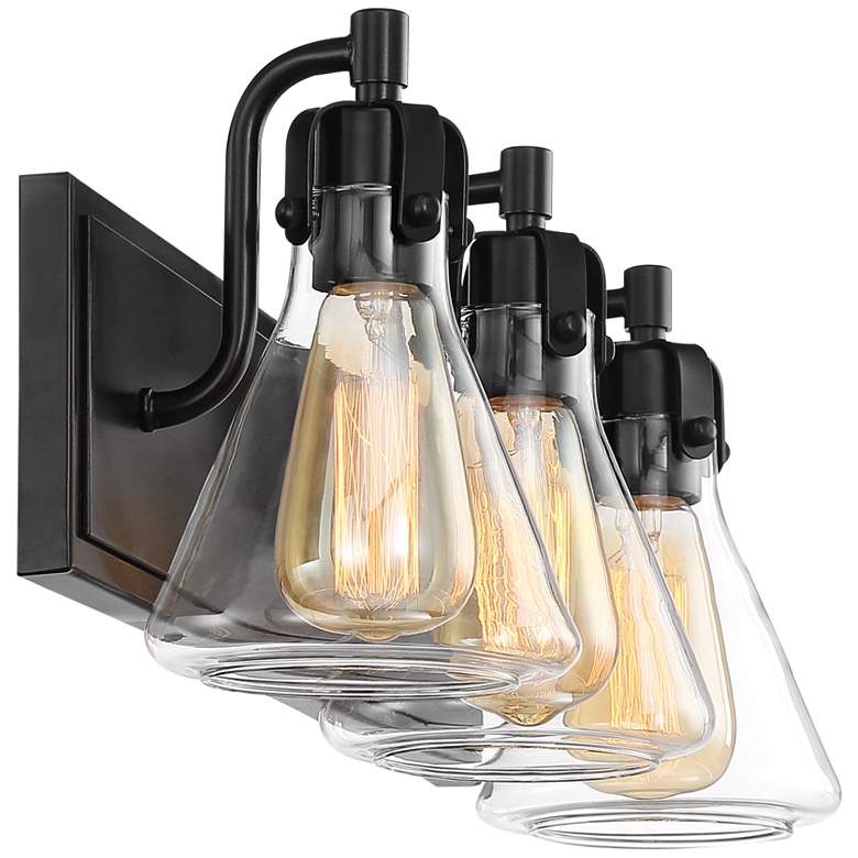 Image 6 Possini Euro Cindy 24" Wide Bronze 3-Light Bath Light more views