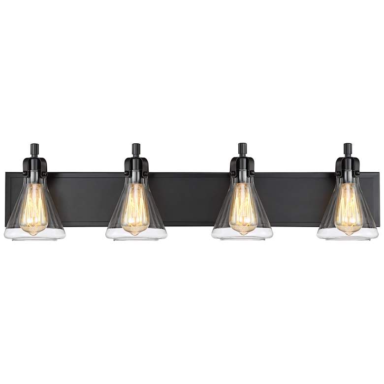 Image 6 Possini Euro Cindy Bath Light with Uttermost Webster Wall Mirror more views