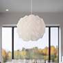 1_Possini Euro Cirrus 20" Wide White Cloud Orb Pendant Light