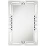 Possini Euro Clafia Clear Diamond 26" x 40" Wall Mirror