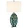 Possini Euro Clair Ceramic LED Night Light Table Lamp