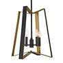 6_Possini Euro Clara 16" Wide Black and Gold 5-Light Pendant more views