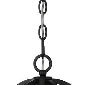 Image4 of Possini Euro Clara 26 1/2" Wide Black and Soft Gold 5-Light Chandelier more views