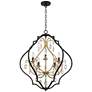 Watch A Video about the Possini Euro Clara Black and Soft Gold 5 Light Chandelier