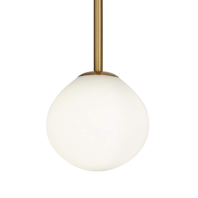 Image 4 Possini Euro Clara 26" Wide Warm Brass 4-Light Ceiling Light more views