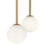 3_Possini Euro Clara 27" Wide Warm Brass 6-Light Ceiling Light more views