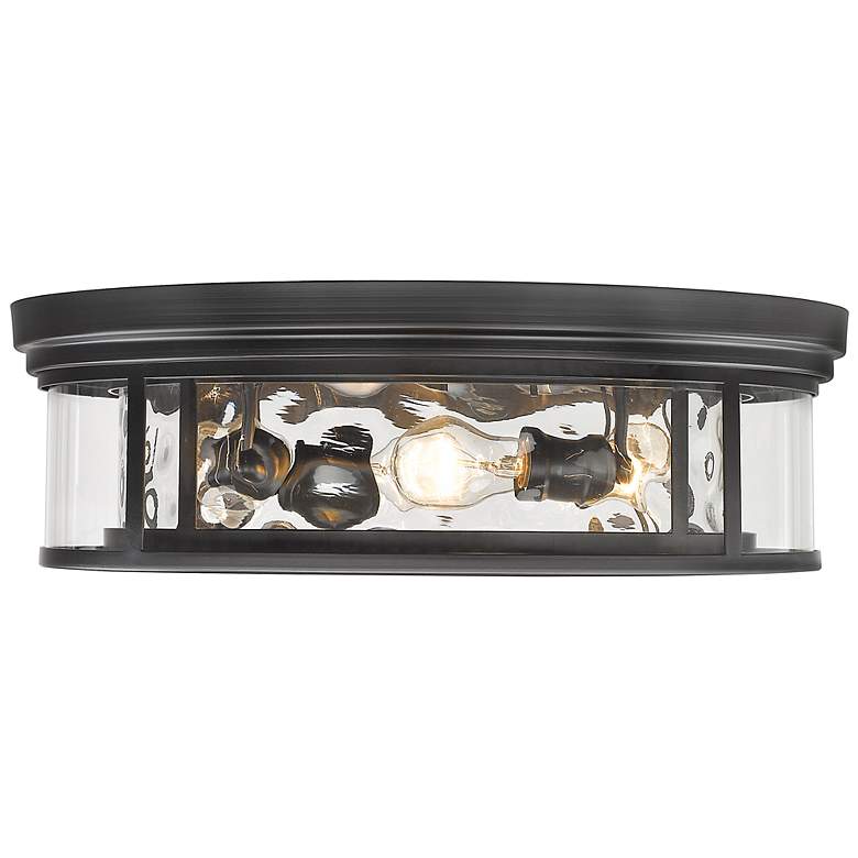 Image 5 Possini Euro Clarion 20 3/4" Wide Matte Black 4-Light Ceiling Light more views