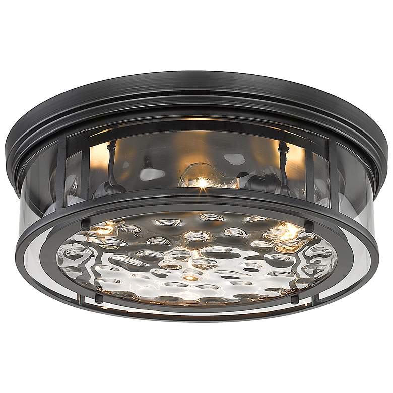 Image 6 Possini Euro Clarion 20 3/4" Wide Matte Black 4-Light Ceiling Light more views