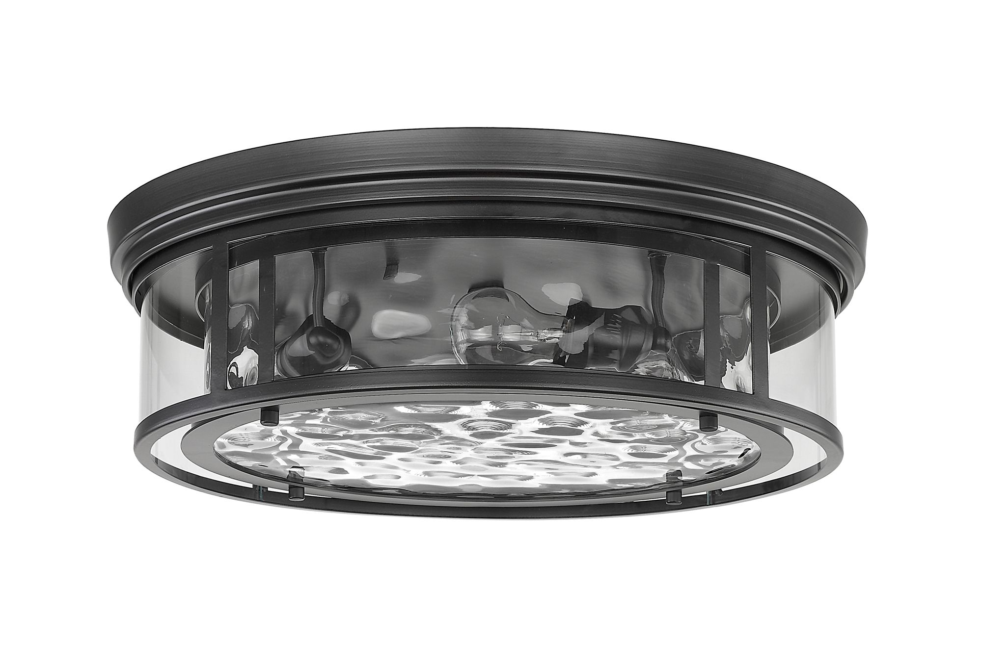 Possini Euro Clarion 20 3/4" Wide Matte Black 4-Light Ceiling Light in scene