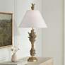 1_Possini Euro Cleo 33" High Faux Gold Leaf Finish Table Lamp